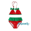 Bikini Aqua-baby Girl Nơ Dưa Hấu Đi Biển Mùa Hè Bộ Đồ Tắm Dễ Thương Điều Chỉnh 7