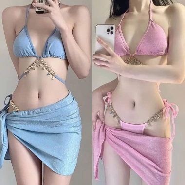 Bikini Đồ Bơi 3 Chi Tiết Đệm Ngực Gợi Cảm HHQC BKN10 - Giá 179.000đ Giảm Sốc 2 Bikini Đồ Bơi 3 Chi Tiết Đệm Ngực Gợi Cảm HHQC BKN10 - Giá 179.000đ Giảm Sốc 2