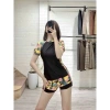 Bikini Đồ Bơi Free Size Tay Ngắn Quần Đùi Hoa Lá - Chỉ 199.000 (Giá gốc 238.800) 3