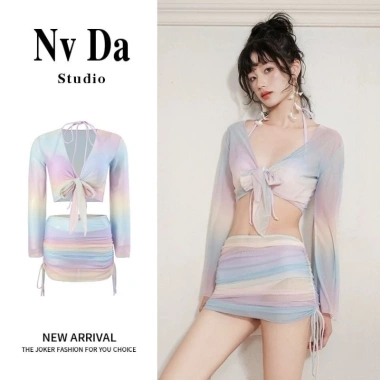 Bikini Đồ Bơi Màu Tím Pastel Hottrend Gợi Cảm Set HHQC BKN22 Giá 179.000₫