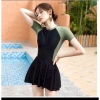 Bikini Đồ Bơi Nữ 2 Mảnh Dáng Váy Đen Quần Short Size M L XL Giá 189.000 5