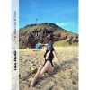 Bikini LALASTUDIO liền cổ yếm basic hoa cài ngực sang chảnh Giá 227.500 VND