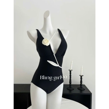 Bikini liền thân cổ chữ V phong cách Pháp, hoa hồng trắng tinh tế - Set HHQC BKN53 giảm giá 159k 6 Bikini liền thân cổ chữ V phong cách Pháp, hoa hồng trắng tinh tế - Set HHQC BKN53 giảm giá 159k 6