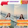 Bikini sét 3 món kèm khăn cột - Thời trang, chất liệu co giãn, giảm còn 199k
