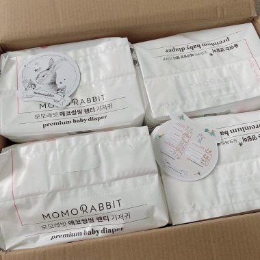 Bỉm Momo Rabbit Nội địa Hàn Quốc dán/quần size S36/M32/L30/XL28 giảm giá 300k 5 Bỉm Momo Rabbit Nội địa Hàn Quốc dán/quần size S36/M32/L30/XL28 giảm giá 300k 5