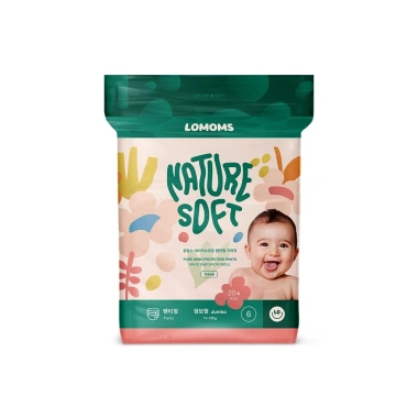 Bỉm Quần Lomoms Premium Nature Soft MC897 - Nội địa Hàn Quốc, mỏng nhẹ, thấm hút vượt trội, an toàn cho bé, chỉ 260.000đ