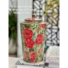 Bình cắm hoa Bát Tràng thạp vai vuông 31x11cm, vẽ tay - gốm sứ đẹp giá rẻ 6