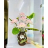 Bình Cắm Hoa Chum Miệng Rộng Thủ Công Gốm Bát Tràng Vẽ Tay Độc Đáo, Giá 450.000₫ 2