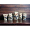 Bình cắm hoa men rạn họa tiết hoa sen cao cấp Bát Tràng GSNP - Giá chỉ 350.000đ