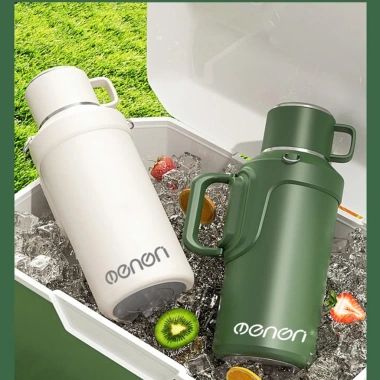 Bình Giữ Nhiệt 1500ml INOX 316 Giữ Nhiệt 24H Tay Cầm Dây Đẹp - Giảm 87600đ còn 365000đ 5 Bình Giữ Nhiệt 1500ml INOX 316 Giữ Nhiệt 24H Tay Cầm Dây Đẹp - Giảm 87600đ còn 365000đ 5