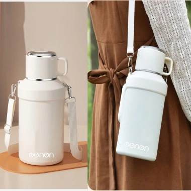 Bình Giữ Nhiệt 1500ml INOX 316 Giữ Nhiệt 24H Tay Cầm Dây Đẹp - Giảm 87600đ còn 365000đ 8 Bình Giữ Nhiệt 1500ml INOX 316 Giữ Nhiệt 24H Tay Cầm Dây Đẹp - Giảm 87600đ còn 365000đ 8
