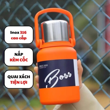 Bình Giữ Nhiệt Boss 1000ml Inox 316 Cao Cấp - Giữ Nhiệt 12 Tiếng - Giá Shock 165k 15 Bình Giữ Nhiệt Boss 1000ml Inox 316 Cao Cấp - Giữ Nhiệt 12 Tiếng - Giá Shock 165k 15