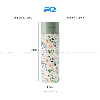 Bình giữ nhiệt mini inox 316 oyatton 150ml - Giữ lạnh 24h, Siêu nhẹ, Giá 285k 2