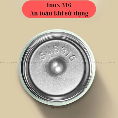 Bình giữ nhiệt mini inox 316 oyatton 150ml - Giữ lạnh 24h, Siêu nhẹ, Giá 285k 4