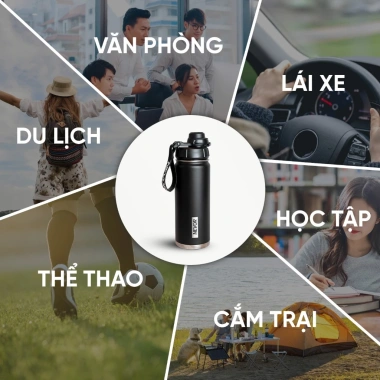 Bình Giữ Nhiệt NEVOR 523ml Thép Không Gỉ 304 An Toàn Chống Rò Rỉ Giá Cực Sấp 8 Bình Giữ Nhiệt NEVOR 523ml Thép Không Gỉ 304 An Toàn Chống Rò Rỉ Giá Cực Sấp 8
