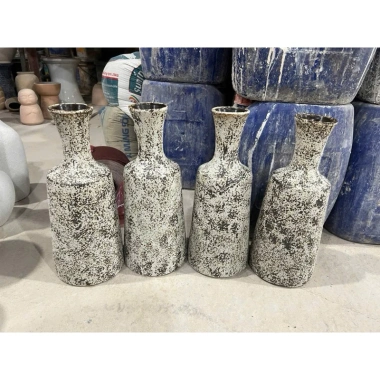 Bình Hoa Gốm Bát Tràng Dáng Chày - Cắm Cành Đào, Tuyết Mai, Giá 199.000đ