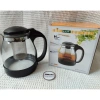 Bình lọc trà thủy tinh 1.300ml sang trọng - Lỗ lọc inox, dùng cho trà và cafe, giá 69k