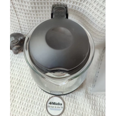 Bình lọc trà thủy tinh 1.300ml sang trọng - Lỗ lọc inox, dùng cho trà và cafe, giá 69k