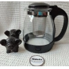 Bình lọc trà thủy tinh 1.300ml sang trọng - Lỗ lọc inox, dùng cho trà và cafe, giá 69k 5
