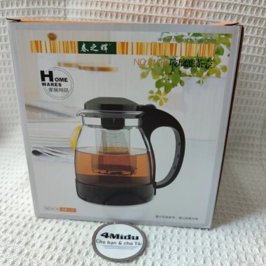 Bình lọc trà thủy tinh 1.300ml sang trọng - Lỗ lọc inox, dùng cho trà và cafe, giá 69k 8 Bình lọc trà thủy tinh 1.300ml sang trọng - Lỗ lọc inox, dùng cho trà và cafe, giá 69k 8