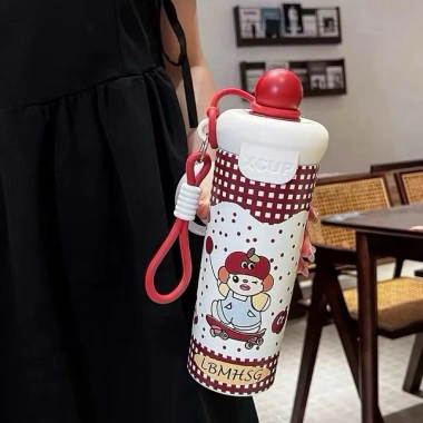 Bình nước giữ nhiệt Xcup 650ml 316 - Tay cầm móc treo, giảm giá chỉ 119k