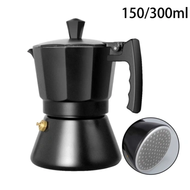 Bình Pha Espresso Moka Pot 150/300ml Siêu Nhẹ Dùng Được Bếp Từ Mayphacaphe_86