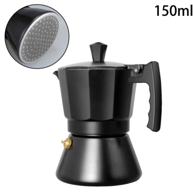 Bình Pha Espresso Moka Pot 150/300ml Siêu Nhẹ Dùng Được Bếp Từ Mayphacaphe_86
