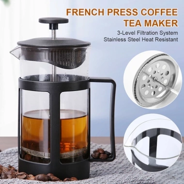 Bình Pha Trà Cà Phê French Press 350ml/600ml Thiết kế sang trọng, giá ưu đãi 319.930₫ 3 Bình Pha Trà Cà Phê French Press 350ml/600ml Thiết kế sang trọng, giá ưu đãi 319.930₫ 3