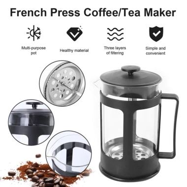 Bình Pha Trà Cà Phê French Press 350ml/600ml Thiết kế sang trọng, giá ưu đãi 319.930₫