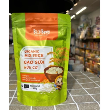 Bio Bees Gạo sữa hữu cơ 400g Xanhsam – Dinh dưỡng cho bé, giảm giá 60k chỉ 60.000đ