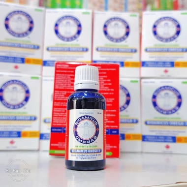 Bioamicus Omega-3 DHA EPA Hỗ Trợ Trí Não và Mắt Sáng Cho Bé - 355.000 VND