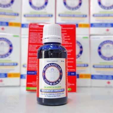 Bioamicus Omega-3 DHA EPA Hỗ Trợ Trí Não và Mắt Sáng Cho Bé - 355.000 VND