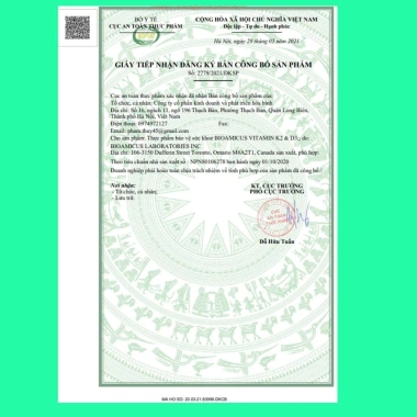 BioAmicus Vitamin K2+D3 Bao Kép Chống Còi Xương, Tăng Chiều Cao Bé - Giá 309.200₫ 8 BioAmicus Vitamin K2+D3 Bao Kép Chống Còi Xương, Tăng Chiều Cao Bé - Giá 309.200₫ 8