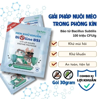 Bioline BS1 Men khử khuẩn cát vệ sinh mèo - Diệt mầm bệnh, mùi hôi, giảm 22% chỉ 32.000₫ 7