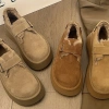 Birkenstock Cotton Giày Nữ Mùa Đông Lông Cừu Đế Dày Tăng Chiều Cao Bốt Tuyết 2