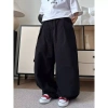 Bloomers nam nữ phong cách Mỹ retro cotton nguyên chất túi lớn ống rộng giảm giá 5