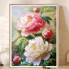 Blooming Hoa Mẫu Đơn Chữ Thập Chỉ Thêu Thêu Tay Kit DIY Phong Cách Mới 2.025 3