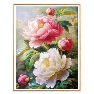 Blooming Hoa Mẫu Đơn Chữ Thập Chỉ Thêu Thêu Tay Kit DIY Phong Cách Mới 2.025 7 Blooming Hoa Mẫu Đơn Chữ Thập Chỉ Thêu Thêu Tay Kit DIY Phong Cách Mới 2.025 7