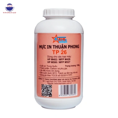 Bộ 10 chai mực đổ Thuận Phong TP26 cho HP M402/M506/M501, Canon LBP212/214, MF426 - Giá chỉ 370.000₫ (giá gốc 466.200) 2 Bộ 10 chai mực đổ Thuận Phong TP26 cho HP M402/M506/M501, Canon LBP212/214, MF426 - Giá chỉ 370.000₫ (giá gốc 466.200) 2