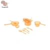 Bộ 10 Đồ Ăn Đồ Chơi Nhà Bếp Búp Bê Keyamei - Phụ Kiện Thực Phẩm Giá Ưu Đãi