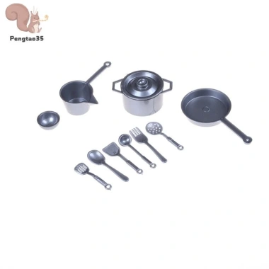 Bộ 10 Đồ Ăn Đồ Chơi Nhà Bếp Búp Bê Keyamei - Phụ Kiện Thực Phẩm Giá Ưu Đãi