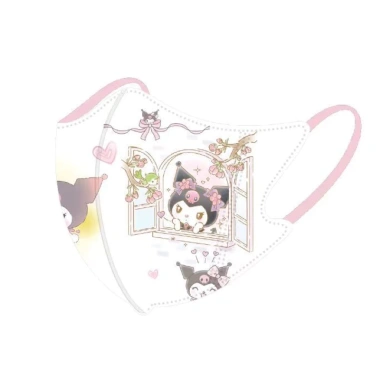 Bộ 10 khẩu trang Kuromi đa mẫu cho bé 3-10 tuổi, mềm thoáng, chỉ 16.000₫ 3