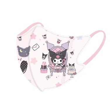 Bộ 10 khẩu trang Kuromi đa mẫu cho bé 3-10 tuổi, mềm thoáng, chỉ 16.000₫ 4