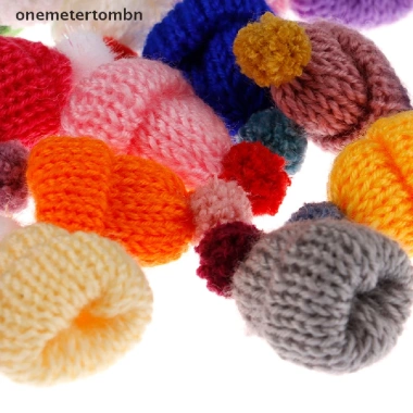 Bộ 10 mũ beanie 3.5cm cho búp bê, màu đa dạng, giá giảm 47.630₫