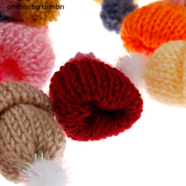 Bộ 10 mũ beanie 3.5cm cho búp bê, màu đa dạng, giá giảm 47.630₫