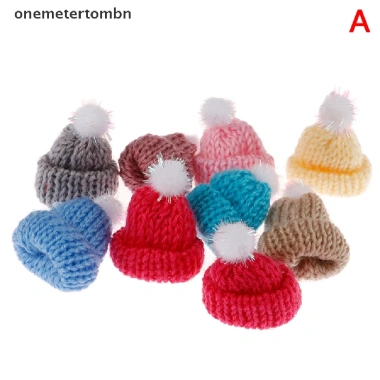 Bộ 10 mũ beanie 3.5cm cho búp bê, màu đa dạng, giá giảm 47.630₫