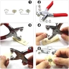 Bộ 100 nút kim loại MONQIQI - Giá giảm, may vá nhanh, bền đẹp, chỉ 65.000₫ 7