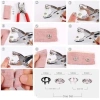 Bộ 100 nút kim loại MONQIQI - Giá giảm, may vá nhanh, bền đẹp, chỉ 65.000₫ 8