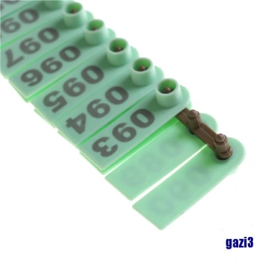 Bộ 100 Thẻ Nhựa Đánh Dấu Số Tai Động Vật, Gia Cầm, Heo với giá ưu đãi 219.024 VND 3