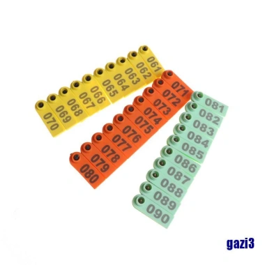 Bộ 100 Thẻ Nhựa Đánh Dấu Số Tai Động Vật, Gia Cầm, Heo với giá ưu đãi 219.024 VND 6